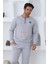 Renk Seçenekli Pamuk, Uzun Kollu Erkek Pijama Takımı - 0300 2