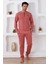 Renk Seçenekli Pamuk, Uzun Kollu Erkek Pijama Takımı - 0300 3
