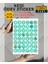 Ödev Sticker Kedi Etiketi Öğretmen Harika Süper Sticker 3 cm 48 Adet 1