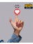 Kalp Sticker Etiket 3 cm 48 Adet Kırmızı 2