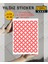 Yıldız Sticker Etiket 3 cm 48 Adet Kırmızı 1