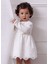 Kız Çocuk Triko Bolero-Krem 2