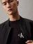 Erkek Slim Monogram Pocket T-Shirt - Siyah 4