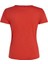 Kadın 1985 Slım Slub C-Nk Ss T-Shirt-Kırmızı 2