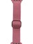 Apple Watch Örgü Tokalı Bant Kordon ( Seri 10 - 46 mm Uyumlu) Pembe 2