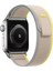 Apple Watch Trail Loop Cırtlı Bant Kordon ( Seri 10 - 42 mm Uyumlu) Gri Sarı 1