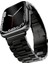 Apple Watch Paslanmaz Çelik Kordon ( Seri 10 - 46 mm Uyumlu) Siyah 1