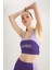 Fit Halter Yaka Baskılı Sporcu Bra Z4945AZ22AU 1