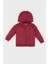 Kız Bebek Kapüşonlu Basic Düz İçi Yumuşak Tüylü Fermuarlı Sweatshirt D0750A524AU 1