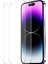Apple iPhone 16 Pro Max ile Uyumlu Ekran Koruyucu Şeffaf Temperli Kırılmaz Cam Ekran Koruyucu 2 Adet 1