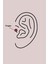 Yeni Xdn Çelik Gold Renk Zirkon Taşlı Toplu Iğne Tragus Piercing 2