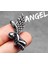 3 Boyut Tasarım Paslanmaz Çelik Uzun Zincirli Melek Kanat Angel Kolye 2