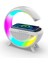Kablosuz Cep Telefonu Şarj Standı 10W 1800MAH BT-TF-USB-15W Wireless Şarj Rgb Işıklı Speaker 3