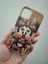 iPhone 13 iPhone 14 Kılıf Leopar Kalpli Ayıcıklı Hello Kitty Minnie Mouse Deri Görünümlü Süet Kılıf 1