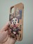 iPhone 13 iPhone 14 Kılıf Leopar Kalpli Ayıcıklı Hello Kitty Minnie Mouse Deri Görünümlü Süet Kılıf 4