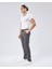 Gri Dokuma Jogging Fit Casual Erkek Pantolon 2