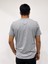 Erkek Kısa Kol Sıfır Yaka Gri Tişört 4