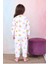 Kız Çocuk %100 Pamuk Pijama Takımı 1810-PUDRA 4