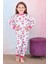 Kız Çocuk %100 Pamuk Pijama Takımı 1810-FUŞYA 2