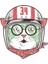 Kasklı Kedi Sticker 00278 1