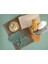 Kaymaz tabanlı polyester makarna banyo paspas seti 60x90 ve 40x60 cm kahve 4