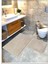 Tekno Trust Pamuk Dokuma Banyo Paspas Seti, Banyo Halısı Yaprak 2 Li Set 60x100 - 60x50 1