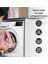 Duş Perdesi Çift Kanat 2X120X200CM Funda Desenli Banyo Perdesi 16 Adet C Halka Hediyeli 3
