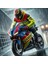 Kırmızı Motorcu Yağmurluk File Astarlı Motosiklet Yağmurluk Cepli 7