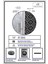 Tekno Trust Circle Gri 2'Li Set Banyo Halısı Djt Yıkanabilir Kaymaz Taban Paspas Klozet Takımı 3