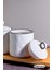 Modern Mutfak Silikon Vakum Kapaklı Porselen Baharatlık Seti 4 Lü- 400 ml 9