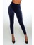 Kadife Yüksek Bel Toparlayıcı Lacivert Kadın Tayt ( Hafif, Rahat, Şık, Esnek, Lux, High Waist Velvet Legging) 1