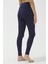 Kadife Yüksek Bel Toparlayıcı Lacivert Kadın Tayt ( Hafif, Rahat, Şık, Esnek, Lux, High Waist Velvet Legging) 4