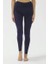 Kadife Yüksek Bel Toparlayıcı Lacivert Kadın Tayt ( Hafif, Rahat, Şık, Esnek, Lux, High Waist Velvet Legging) 5