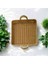 Büyük Boy Kare Sunum Dekor Rattan Tepsi 33 x 33 cm 3