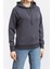 Kadın Felpa Kapüşonlu Sweatshirt-Antrasit 2
