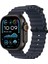 Apple Watch 10 Serisi 46MM Redclick Krd-75 Terletmez Dalgalı Tasarım Silikon Kordon 1