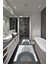 Yıkanabilir Banyo Paspası Takımı, Kaymaz Taban, Su Emici, 60x100 Gri Beyaz 1