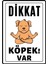 Dikkat Köpek Var Uyarı Ikaz Levhası Pvc Kaplama A4 Yoga 1