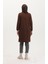Baskılı Sweatshirt 0540-03 Kahverengi 5