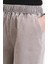 Beli Lastikli Kot Pantolon 9633-08 Sütlü Kahve 3