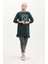 Baskılı Sweatshirt 0539-04 Zümrüt Yeşili 2
