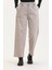 Beli Lastikli Kot Pantolon 9633-06 Taş 1