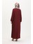 Büzgülü Ferace 1027-03 Bordo 5