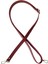 Sürgü Tokalı Ayarlanabilir Çanta Askısı 135 Cm* 1.5 cm Bordo Renk Gümüş Kancalı 1