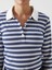Polo Yaka Çizgili Kadın Tişört 1