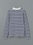 Polo Yaka Çizgili Kadın Tişört 4