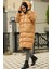 Kapitone Fermuarlı Şişme Mont 7001-04 Camel 2