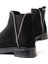 02-02 Siyah Süet Taş Aksesuarlı Lastikli Günlük Kadın Bot 5