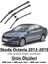 Skoda Octavia 2013-2019 Uyumlu Ön ve Arka Muz Silecek Seti 1