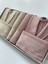 6'lı pamuklu bej pudra bornoz seti, rahat ve şık ev giyim ürünü 1